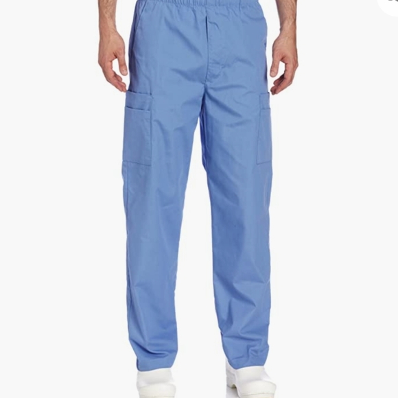 Landau Mens XL Ceil Blue Scrub Pants, NWT - Picture 1 of 7
